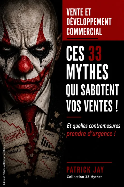Couverture du guide 33 mythes qui sabotent vos ventes de Patrick JAY